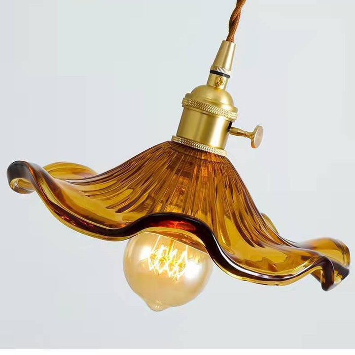 Vintage Hibiscus Pendant Light, view 4