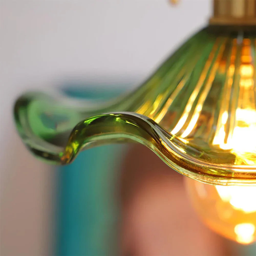Vintage Hibiscus Pendant Light, view 7