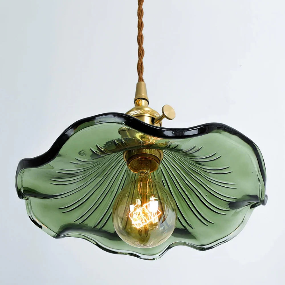 Vintage Hibiscus Pendant Light, view 9