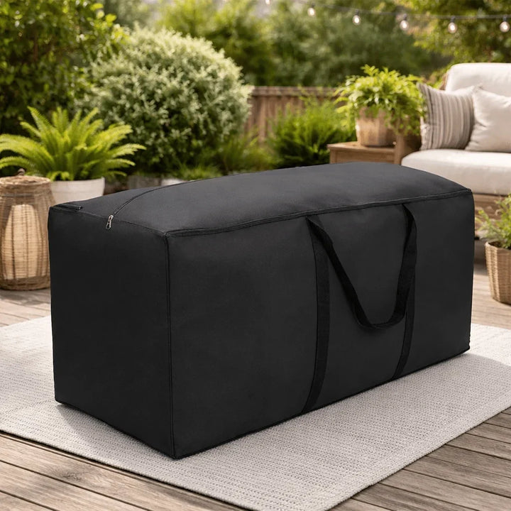 Water-repellent garden cushion storage bag