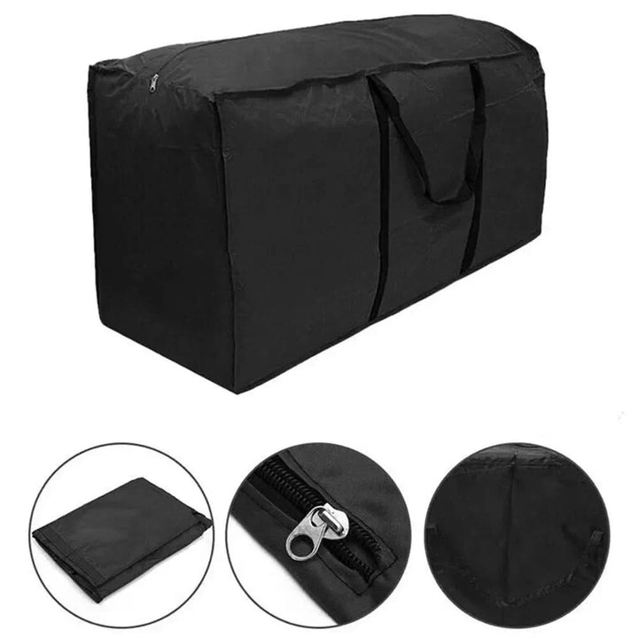 Water-repellent garden cushion storage bag
