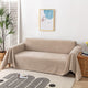 Water-resistant chenille sofa throw