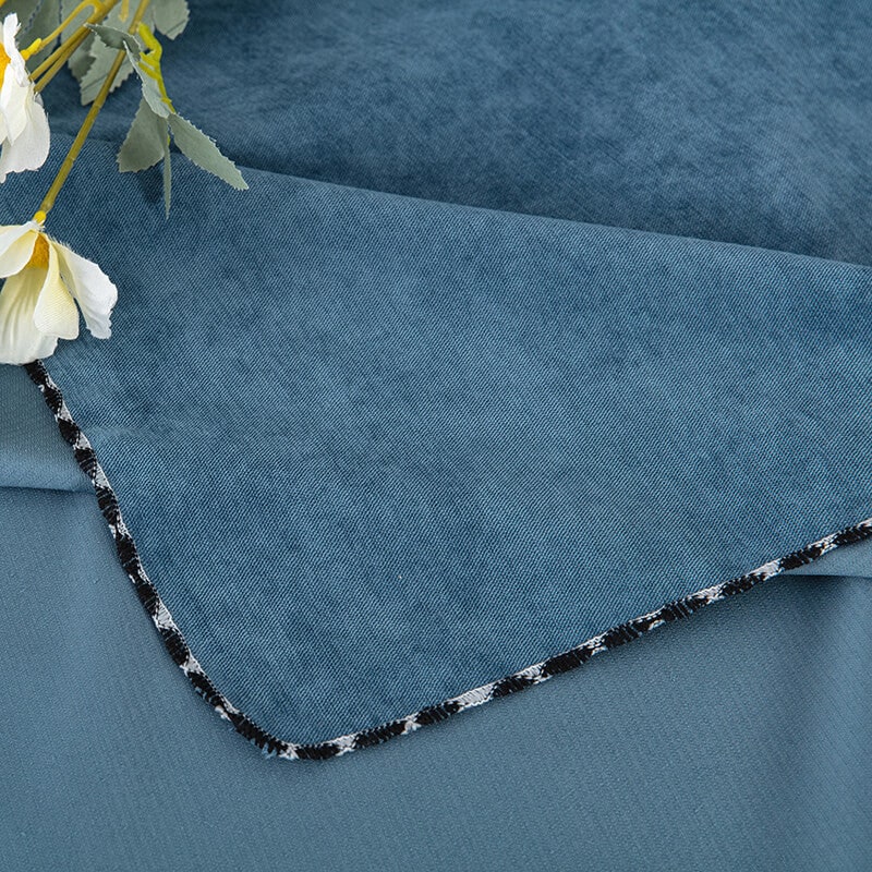 Water-resistant chenille sofa throw