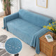 Water-resistant chenille sofa throw