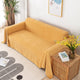 Water-resistant chenille sofa throw