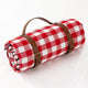 Waterproof check picnic blanket