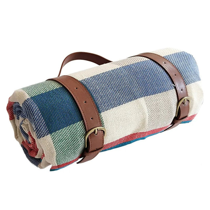 Waterproof check picnic blanket