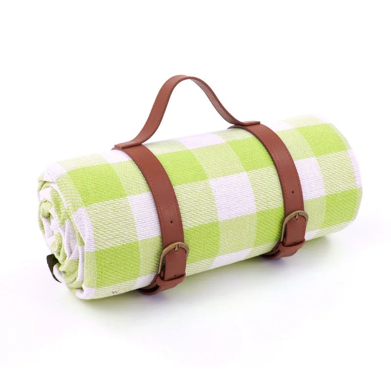 Waterproof check picnic blanket