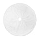 White faux fur Christmas tree skirt