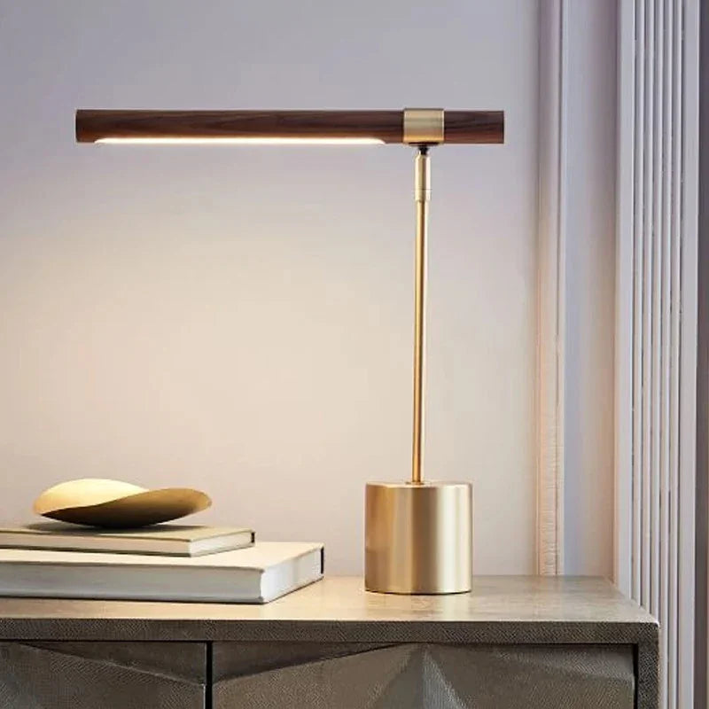 Wood Table Lamp