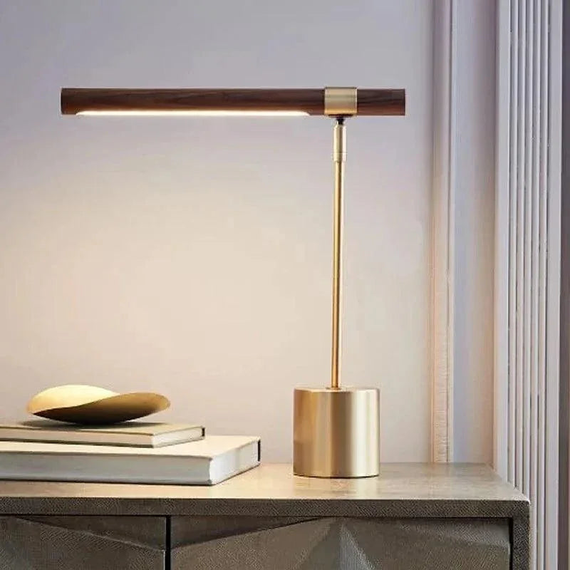 Wood Table Lamp