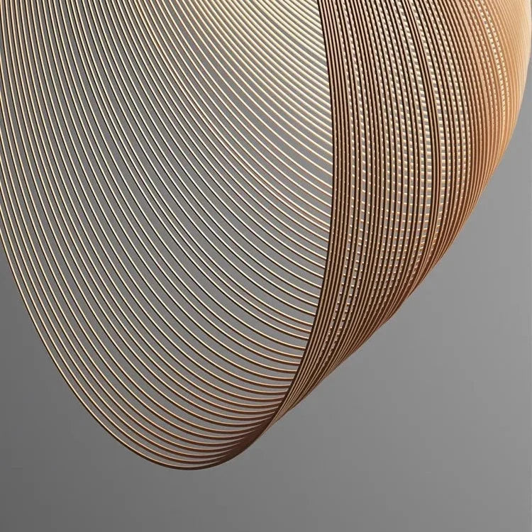 Woven Bamboo Pendant Light