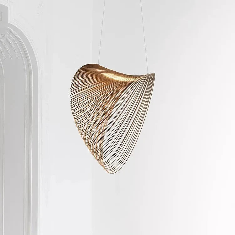 Woven Bamboo Pendant Light