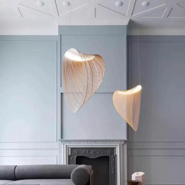 Woven Bamboo Pendant Light