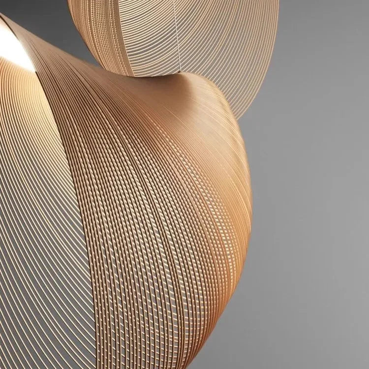 Woven Bamboo Pendant Light