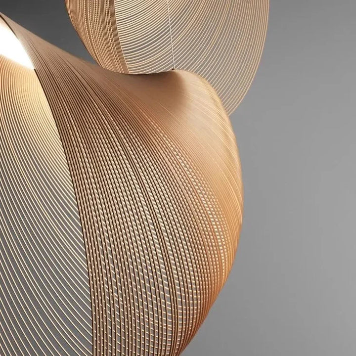 Woven Bamboo Pendant Light