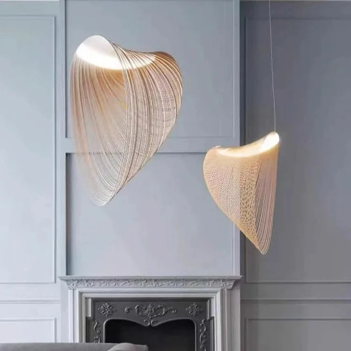 Woven Bamboo Pendant Light