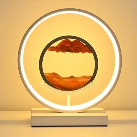 Sand Art Horizon Ring Table Lamp